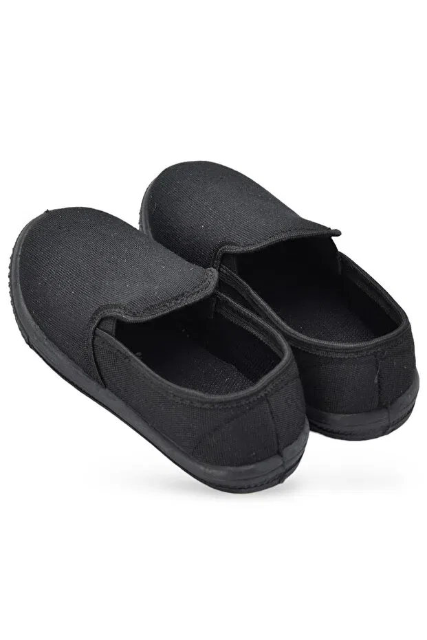 Детские спортивные туфли для девочек льняные Sportswear Ispartalilar, Black — фото 3