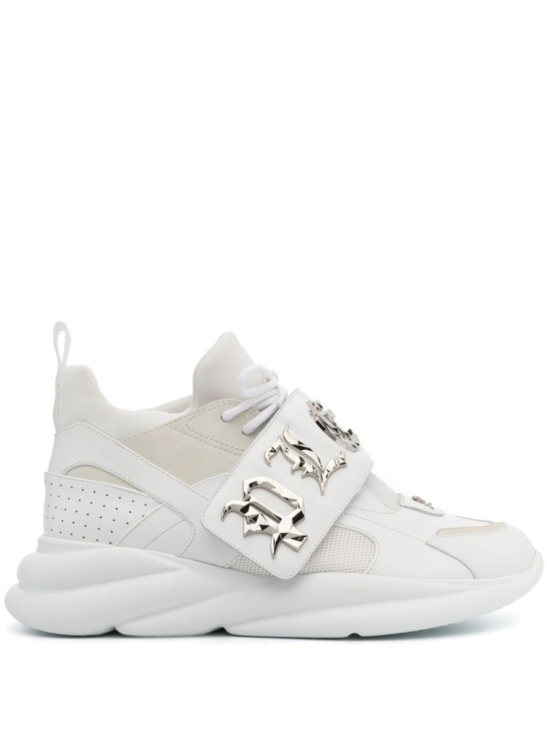 

Philipp Plein кроссовки Runner Gothic, белый, Серый, Philipp Plein кроссовки Runner Gothic, белый