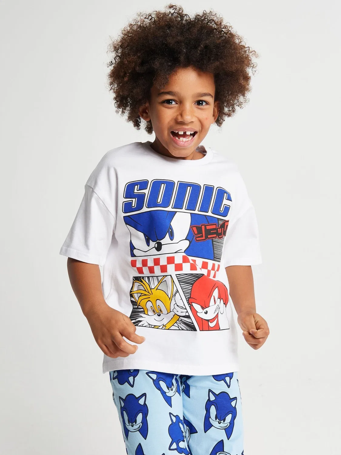 Пижама с Sonic Brand Threads, синяя — фото 3