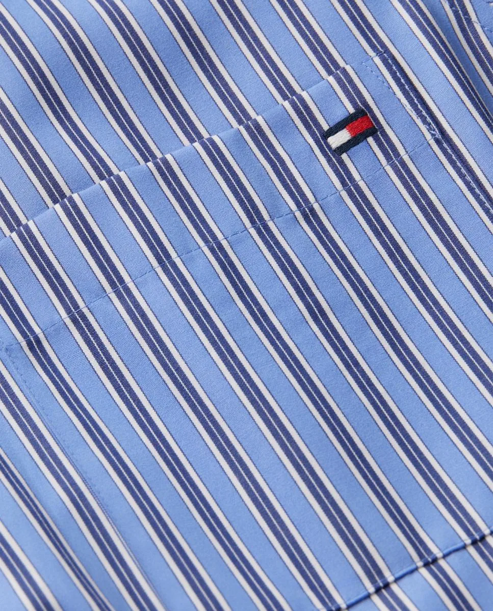 Женское платье в полоску, Popelín, Tommy Hilfiger, синий — фото 4
