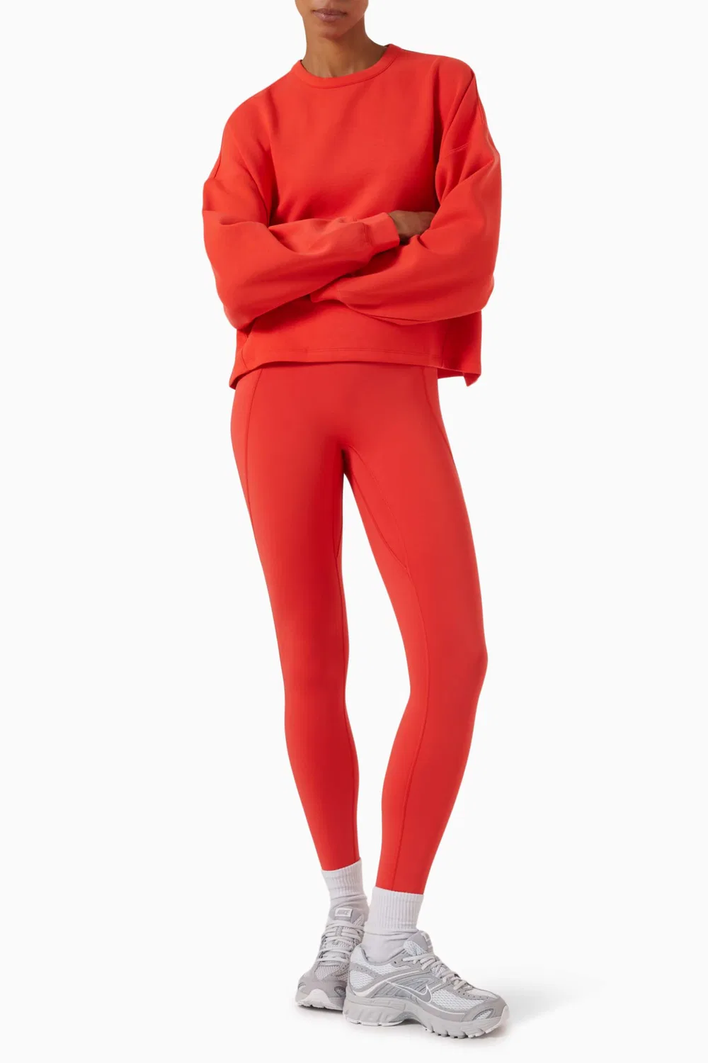 Топ оверсайз с технологией Dri-FIT Nike, красный — фото 2