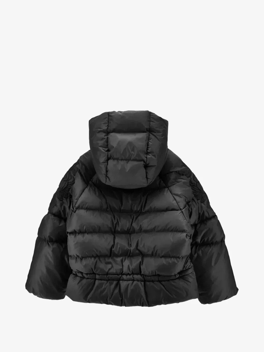 Куртка-пуховик с вышивкой Ermanno Scervino Junior, черный — фото 2
