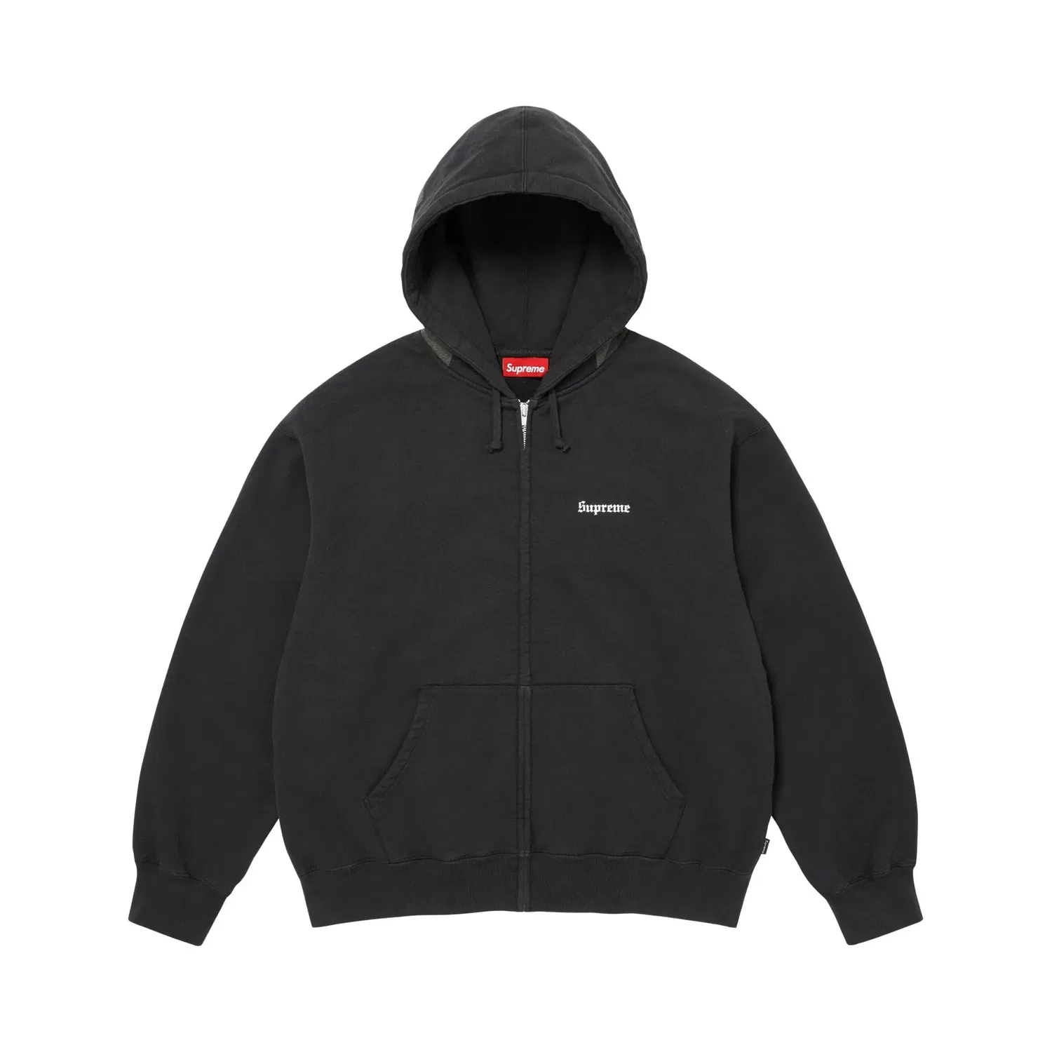 Толстовка Supreme Paris Is Burning Zip Up Hooded Sweatshirt, черный