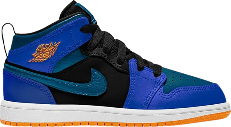 

Кроссовки Air Jordan 1 Mid PS Racer Blue, синий