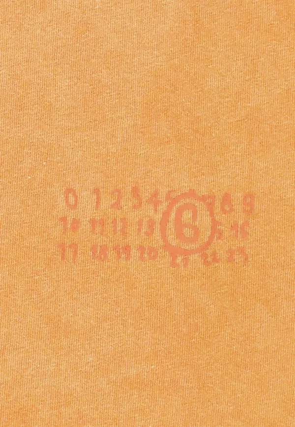 Футболка с принтом T-shirt Mm6 Maison Margiela, оранжевый — фото 3