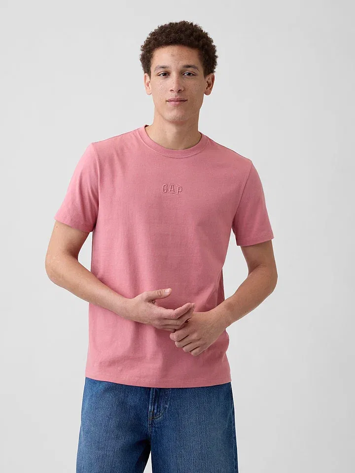 Мужская футболка прямого кроя GAP, Pink