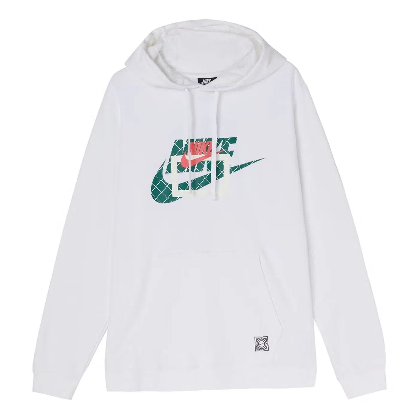Пуловер с капюшоном Cozy casual Nike, белый