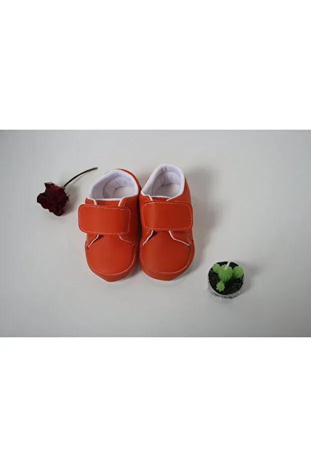 Детские пинетки для новорожденных хлопковые Zindrellakids, Orange