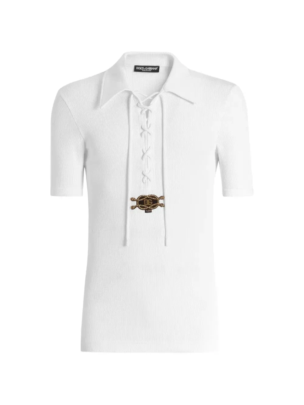 Рубашка interlock serafino Dolce & Gabbana, белый