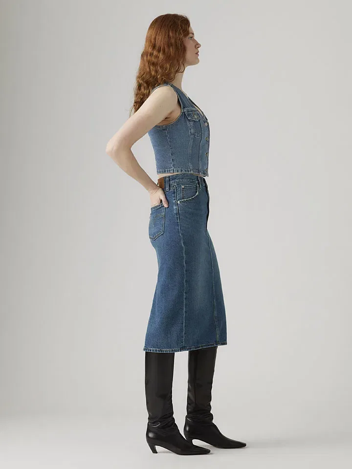 Юбка джинсовая синий Levi'S, синий — фото 3