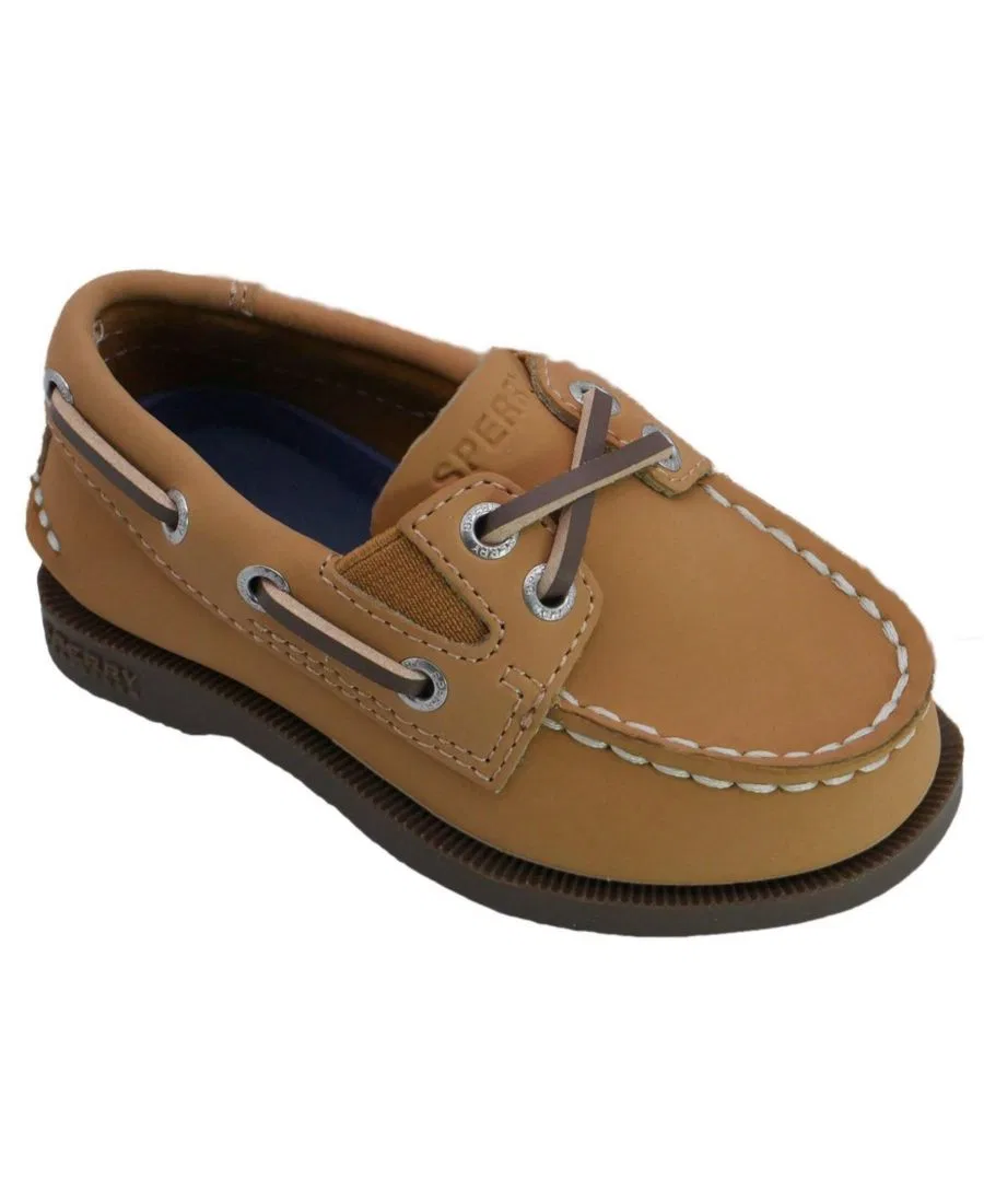 Ботинки-лодочки из натуральной кожи, с эластичной вставкой Sperry, Sahara Leather