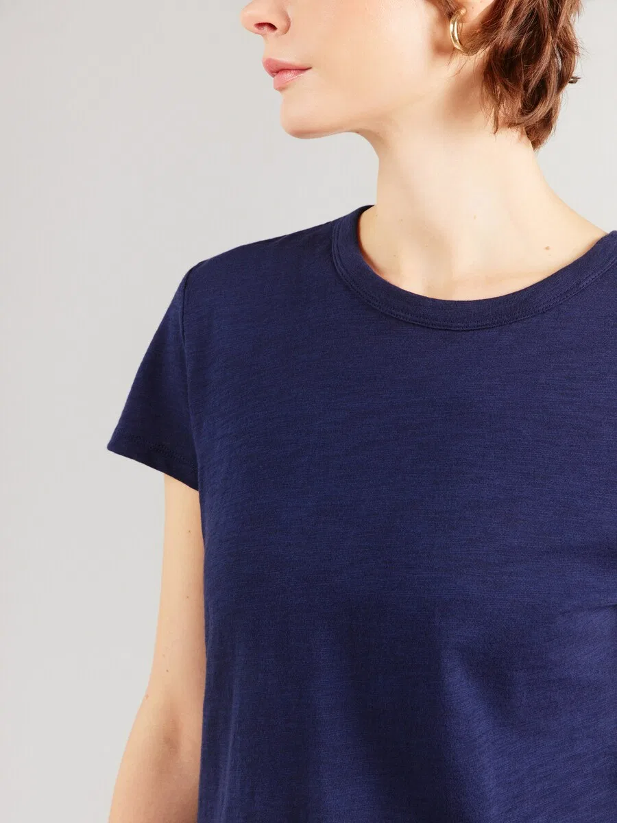 Футболка GAP FOREVERSOFT темно-синего цвета — фото 3