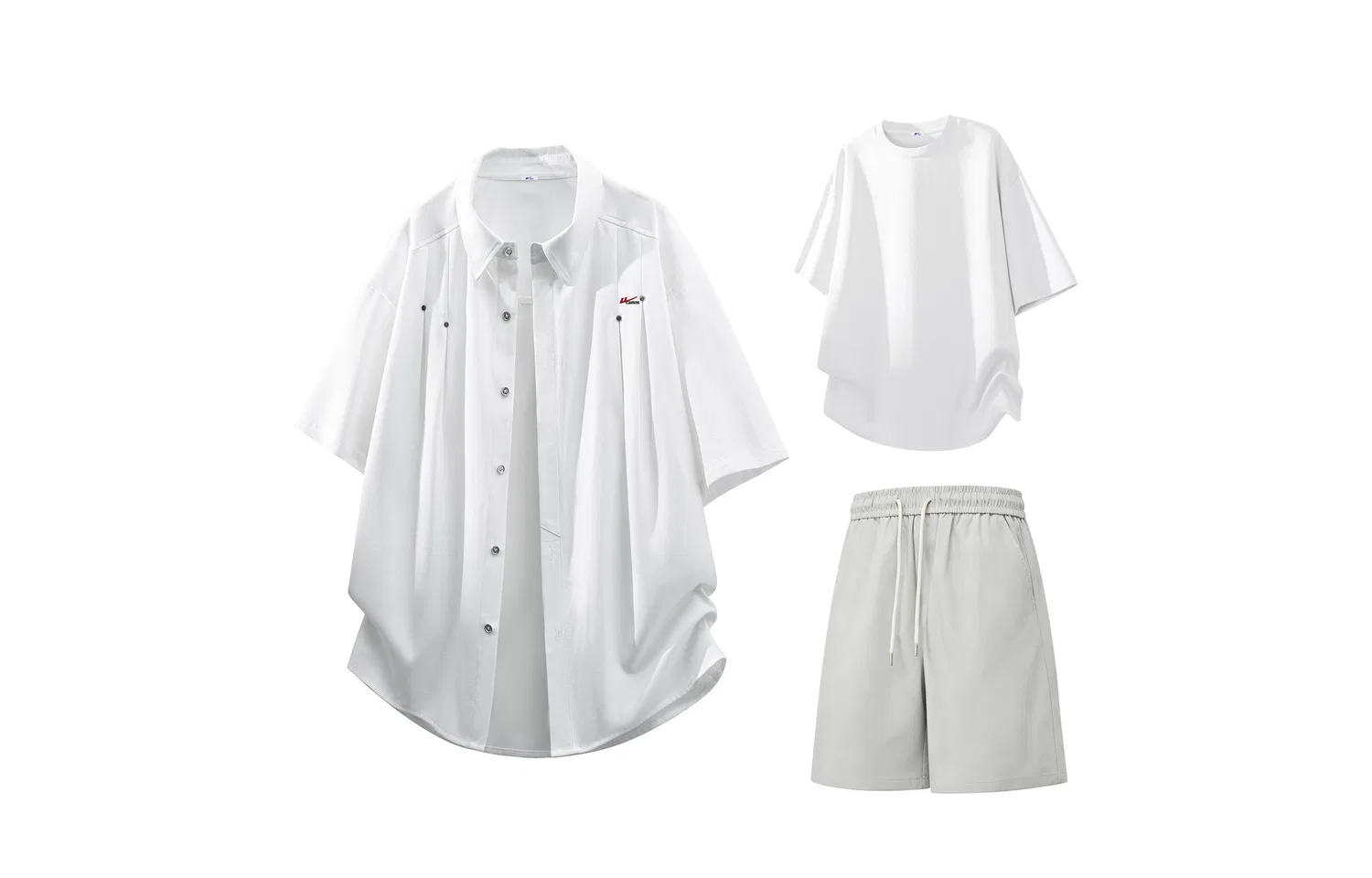 Детский комплект из футболок с принтом, Shirt Matching Set, WARRIOR