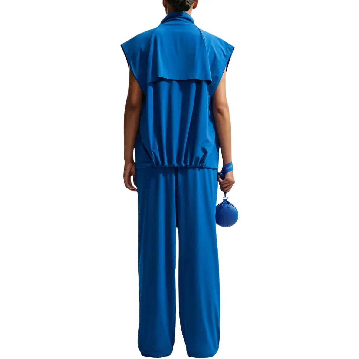 Женские брюки SKIMS Stretch Nylon Oversized Pants 'Cobalt' Nike, Cobalt — фото 3