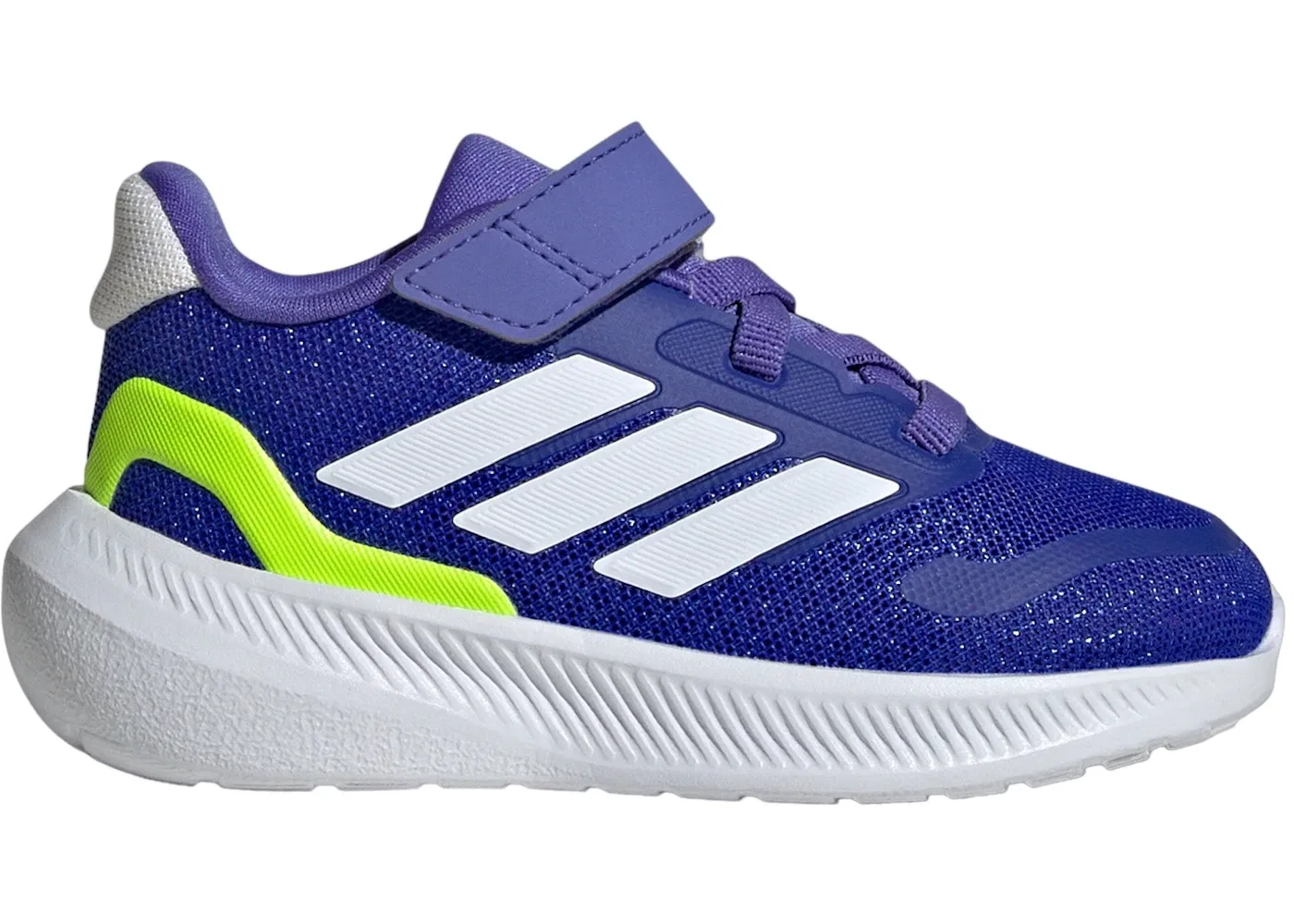 Детские кроссовки с амортизацией Adidas Runfalcon 5, Lucid Blue Cloud White Lucid Lemon