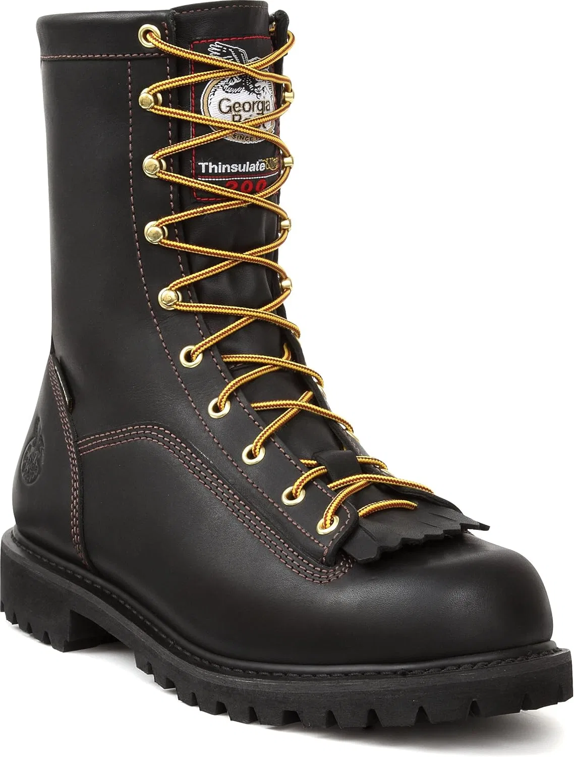 Рабочие ботинки водонепроницаемые утепленные Georgia Boot, Black — фото 4