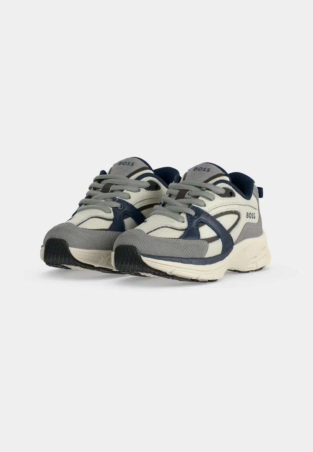 Тренеры для детей и подростков - тренеры Boss Kidswear, Navy — фото 3