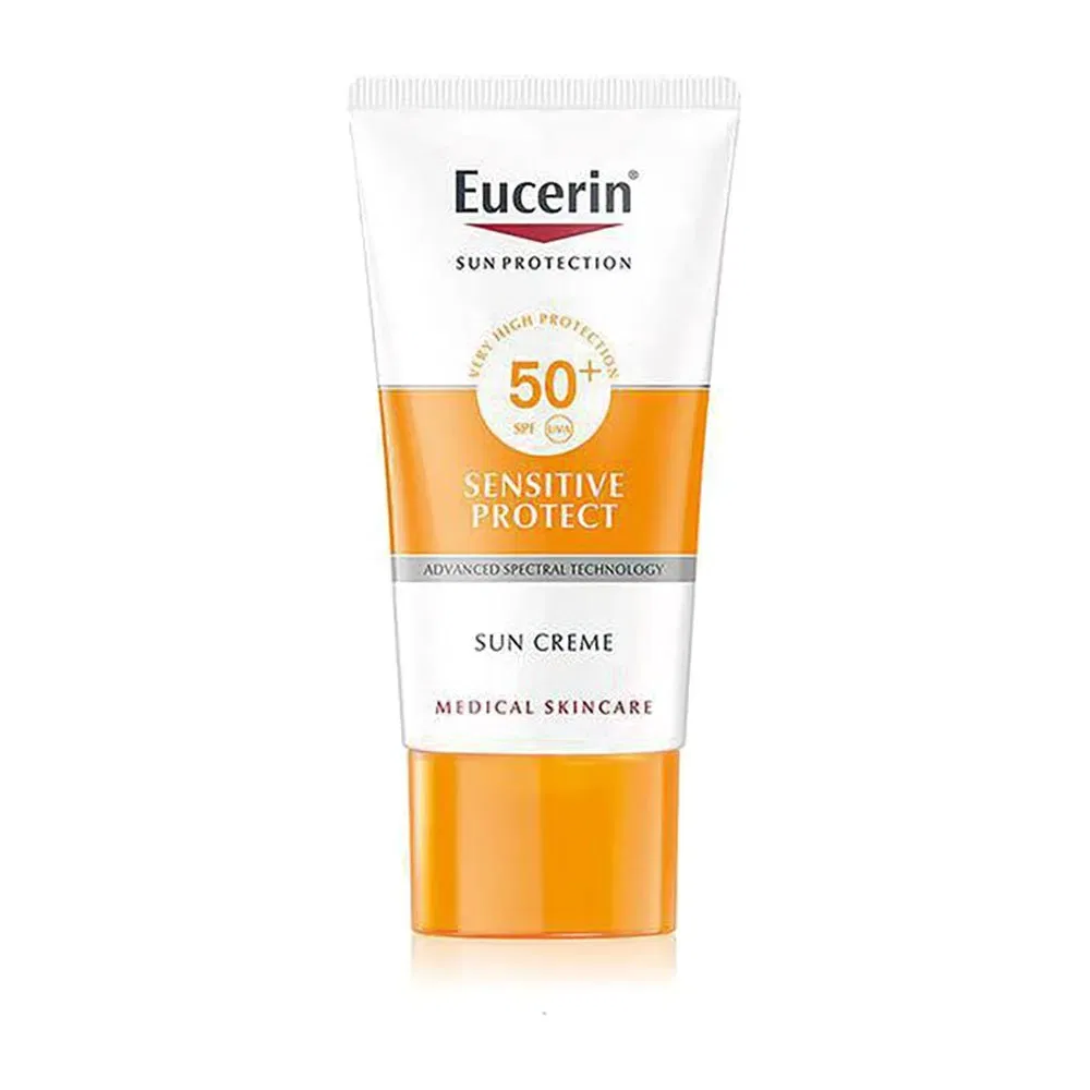 Крем солнцезащитный SPF50+ 50ml Eucerin, золотой