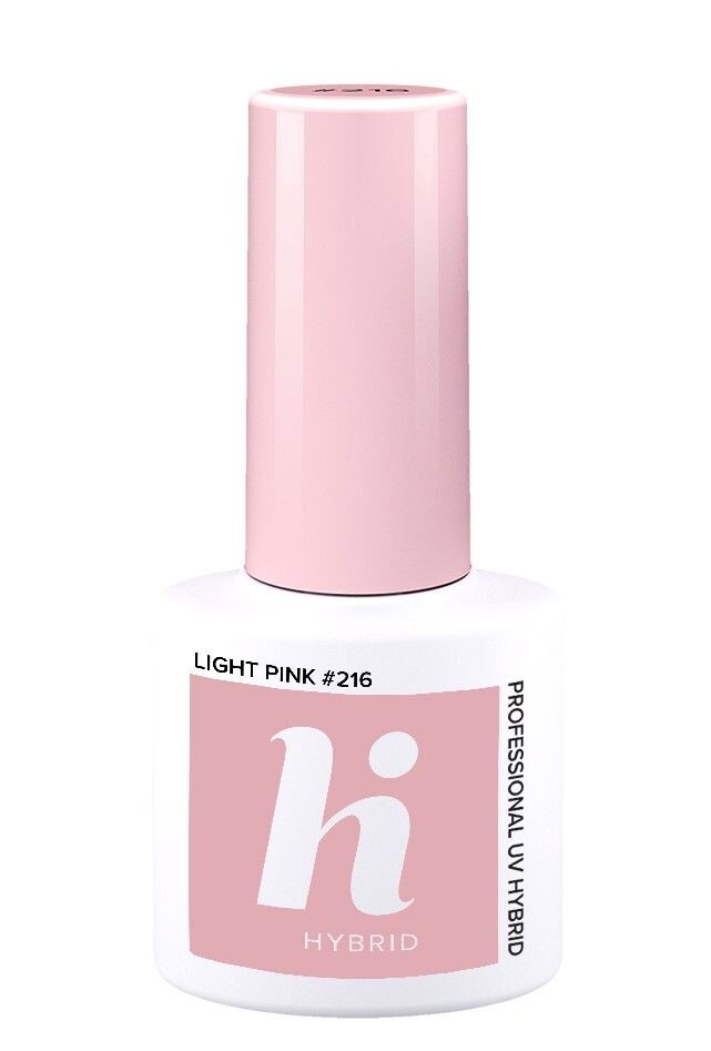 

Hi Hybrid гибридный лак для ногтей, 216 Light Pink