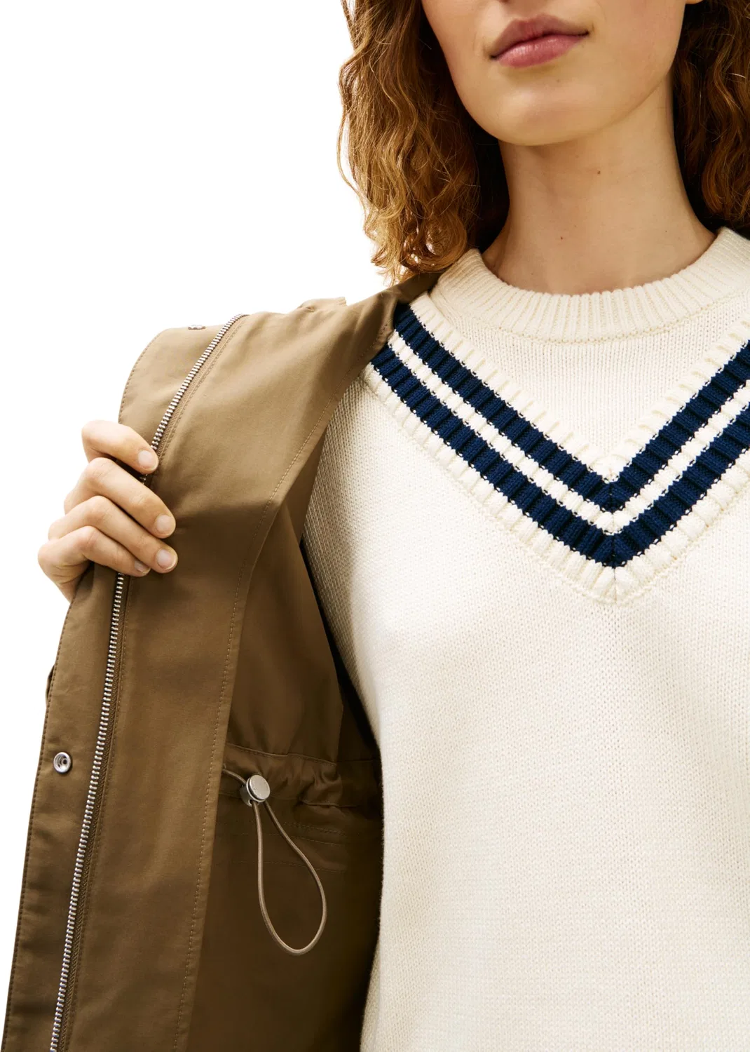 Женская куртка Tommy Hilfiger, Green (Mediterranean Olive) — фото 4