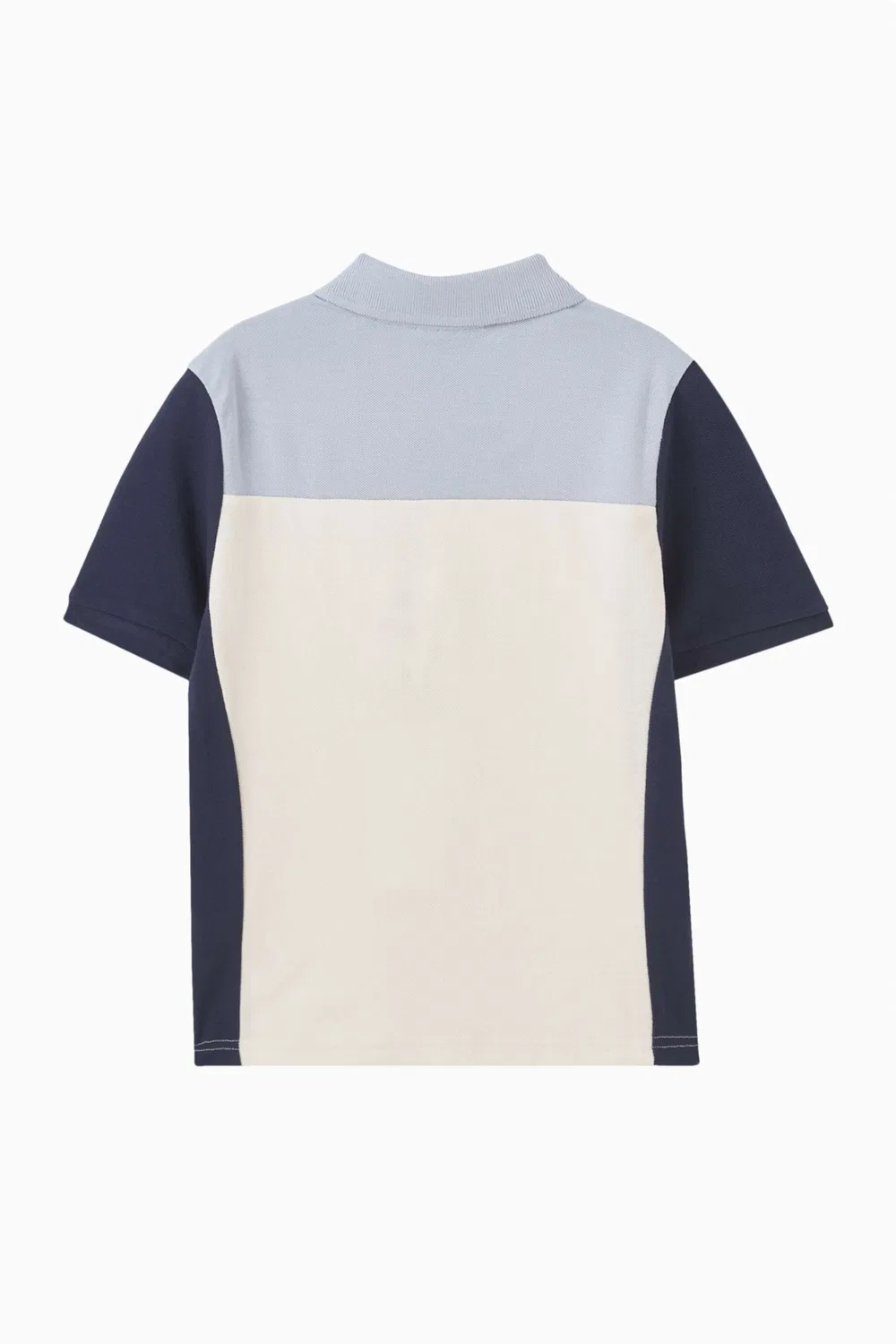 Футболка поло с вырезами хлопковое пике BOSS Kidswear — фото 2