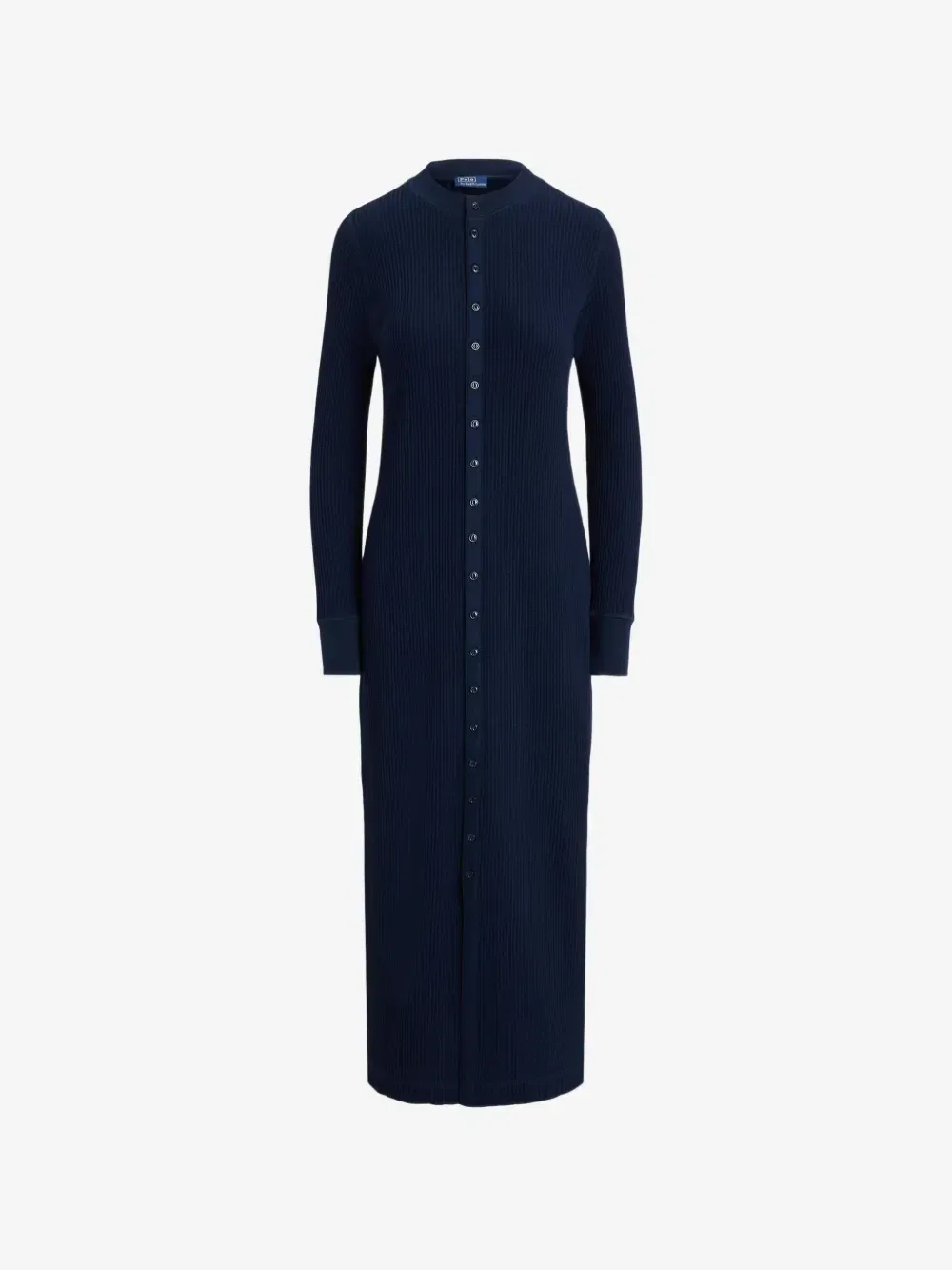Фактурное платье макси Polo Ralph Lauren, синий
