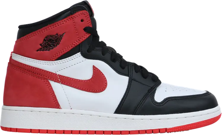 

Кроссовки Air Jordan 1 Retro High OG GS Track Red, красный, Красный;серый, Кроссовки Air Jordan 1 Retro High OG GS Track Red, красный