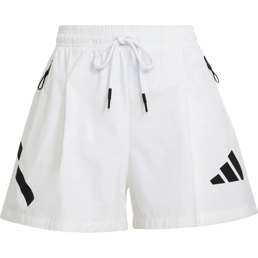 Шорты спортивные свободного кроя с поясом Z.N.E. Woven Short adidas, Серый — фото 3