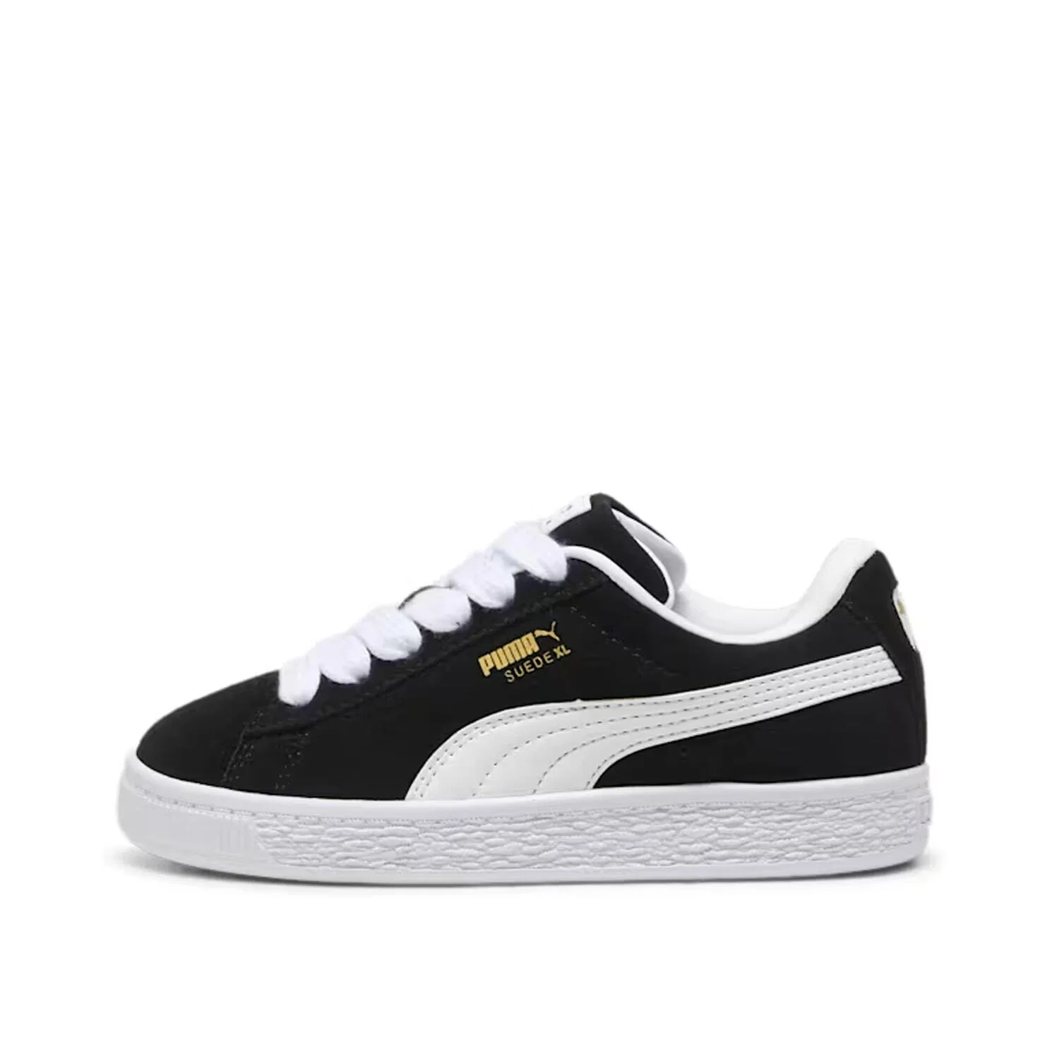 Детские кожаные кроссовки с текстильными элементами Puma Bebe, Schwarz