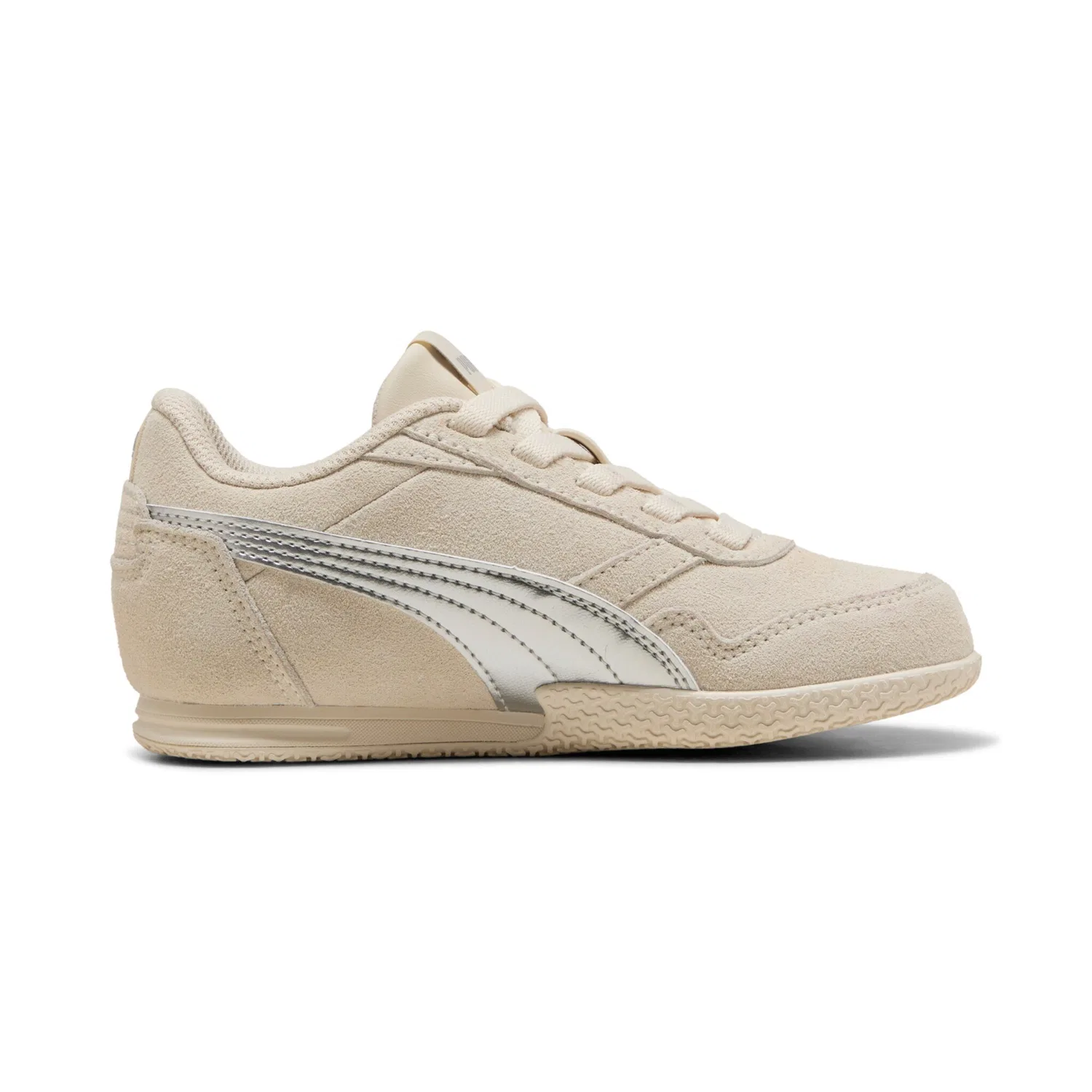 Детские кроссовки с блестящими деталями Bella Donna PUMA, White/Silver — фото 3