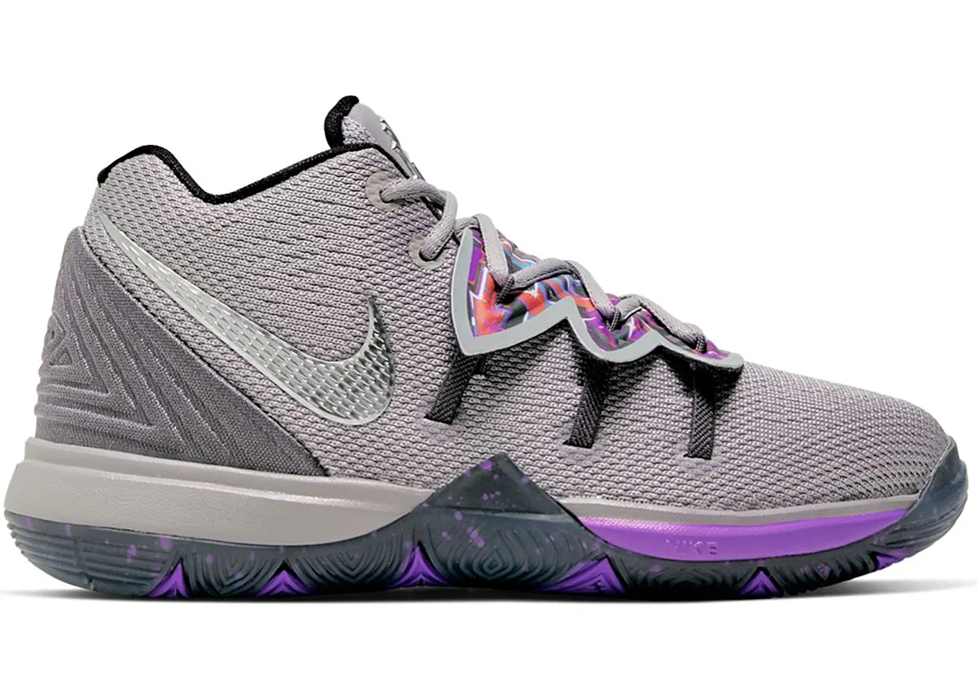 Детские кроссовки для баскетбола Nike Kyrie 5, Atmosphere Grey/Metallic Silver