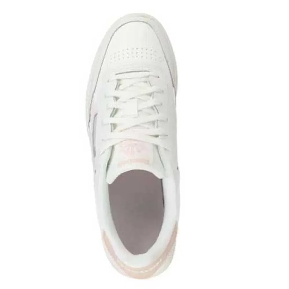 Детские кроссовки для девочек с ретро-дизайном Reebok Club C Revenge, White — фото 4
