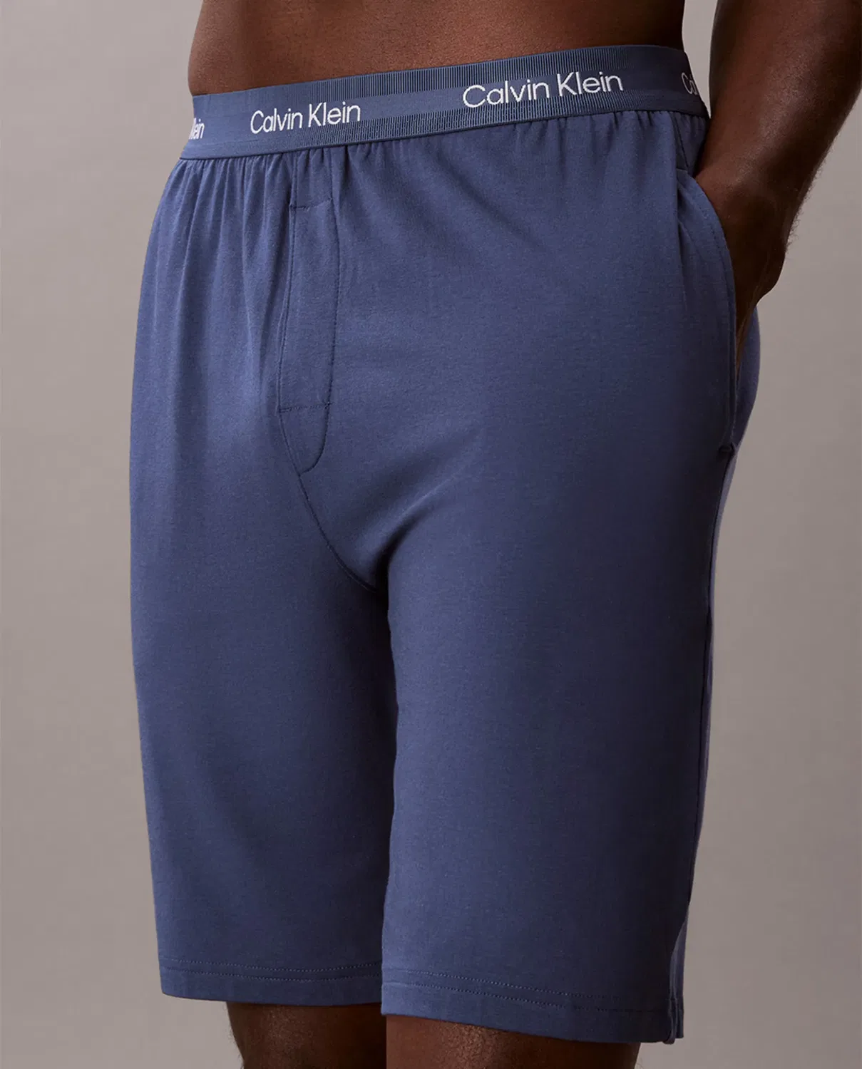 Мужские пижамные шорты из модала Calvin Klein, Gris Oscuro — фото 2