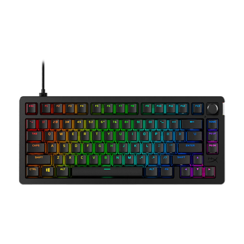 

Игровая клавиатура HyperX Alloy Rise 75, черный, английская раскладка