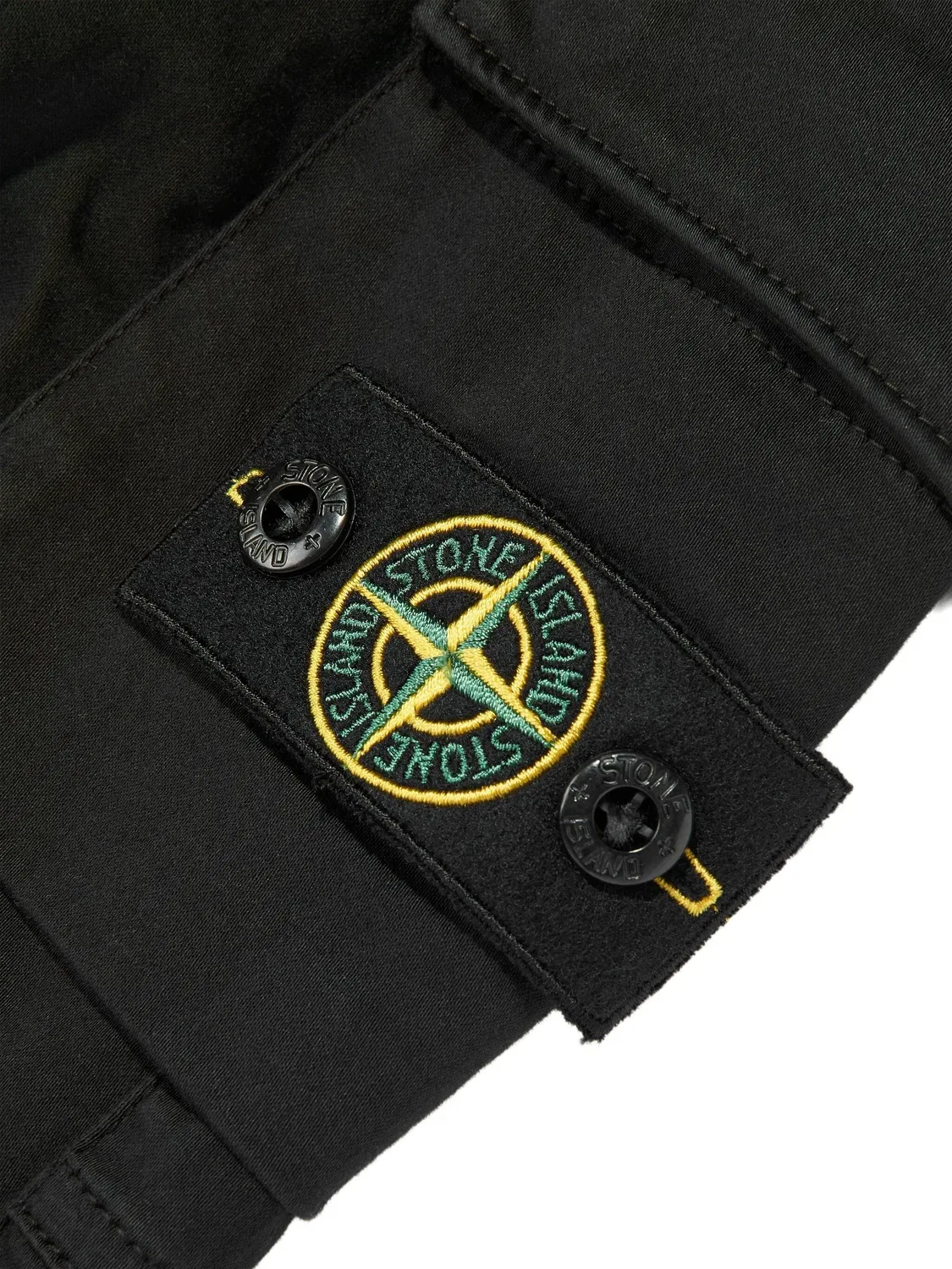 Штаны с накладными карманами Stone Island, черный — фото 4