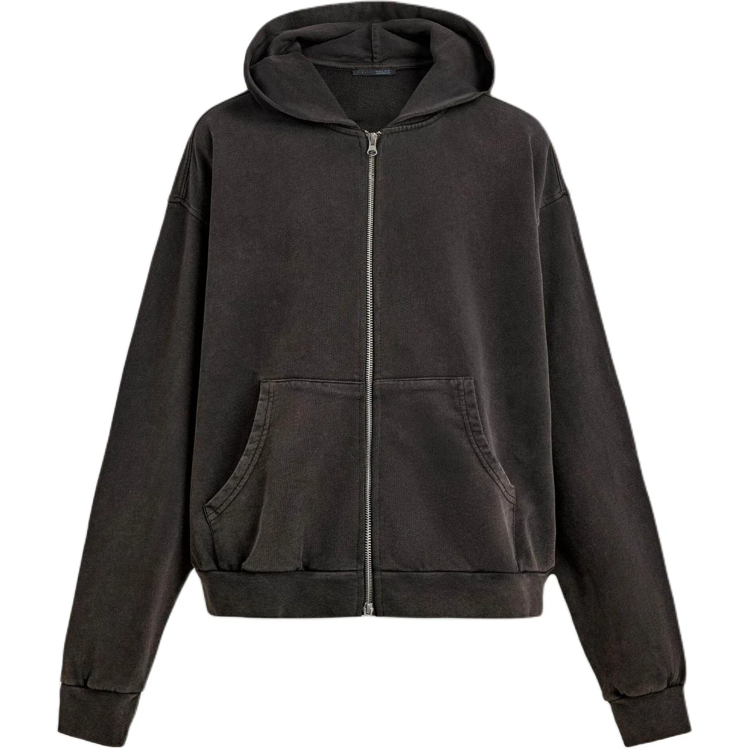 Мужская толстовка с капюшоном Dark Brown ZARA