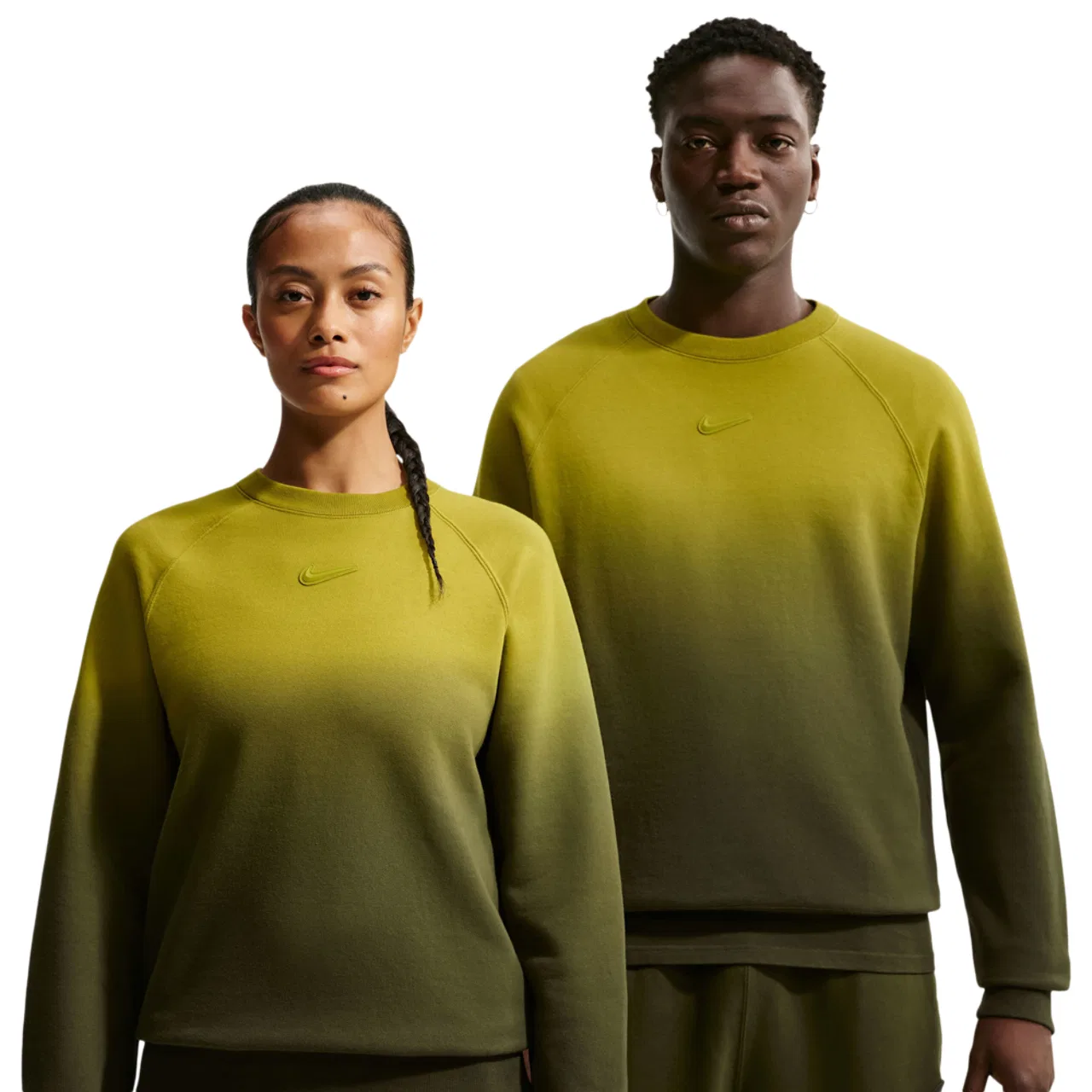 Мужская толстовка NRG NOCTA Washed Fleece Crew Nike, цвет Moss/Medium Olive