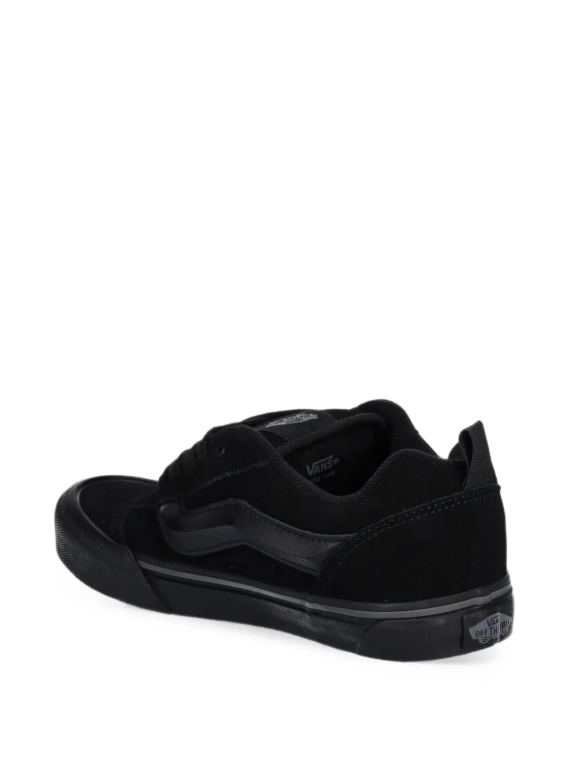 Низкие кроссовки с панелями Vans Kids, черный — фото 3