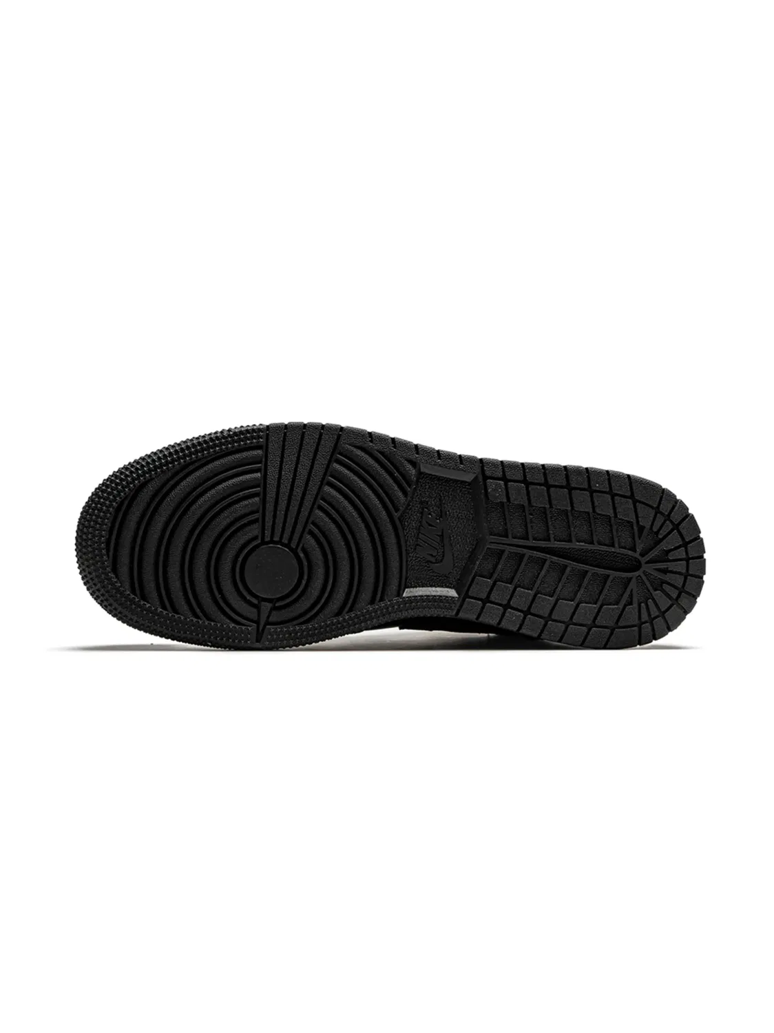Кроссовки Air Jordan 1 Mid "Triple Black", черный — фото 2