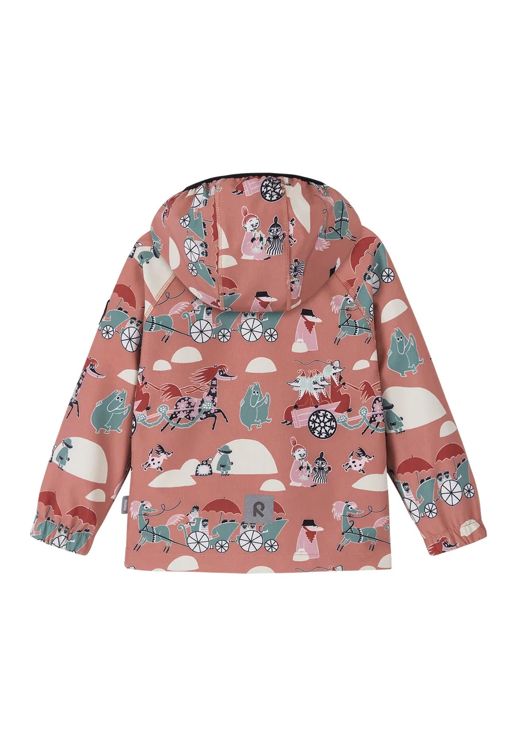 Детская ветрозащитная куртка Moomin Vantti Reima, Rosa — фото 2