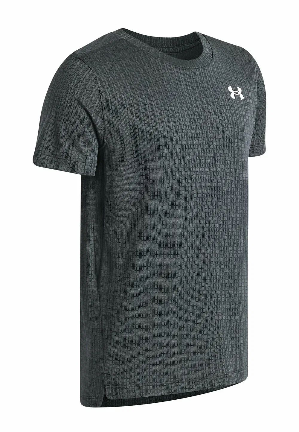Спортивная футболка с жаккардовым рисунком и вентиляцией Under Armour, Ultimate Black — фото 3