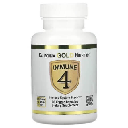 

Средство для укрепления иммунитета California Gold Nutrition Immune 4, 60 капсул