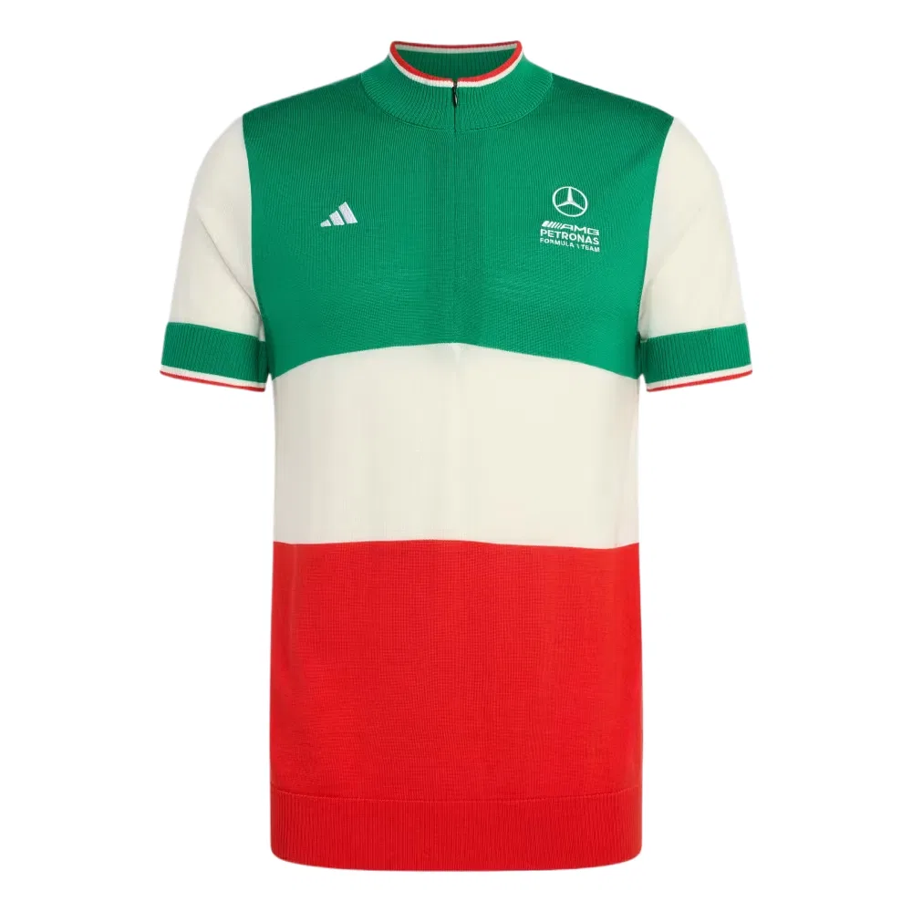 Мужская футболка с коротким рукавом Racing Adidas, Green/White/Red