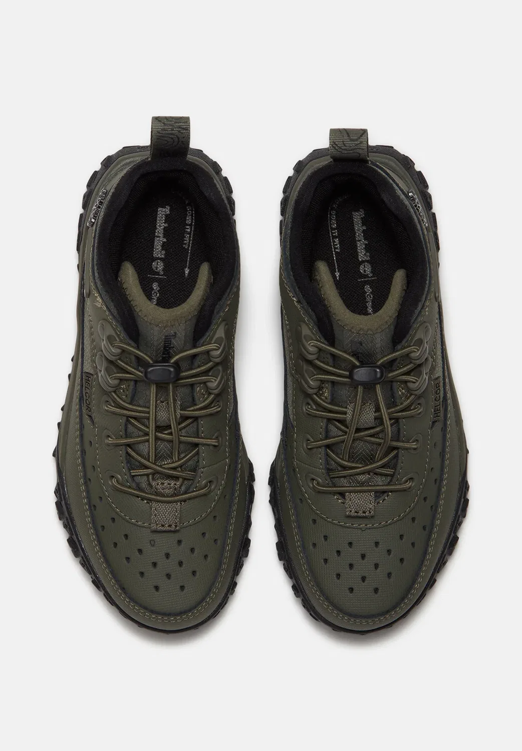 Низкие походные ботинки на эластичном шнурке - высокие кроссовки Timberland, Dark Grey — фото 3