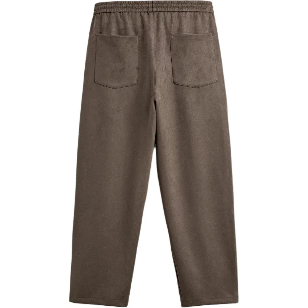 Мужские брюки свободного кроя Dark Taupe ZARA, Dark Taupe — фото 3