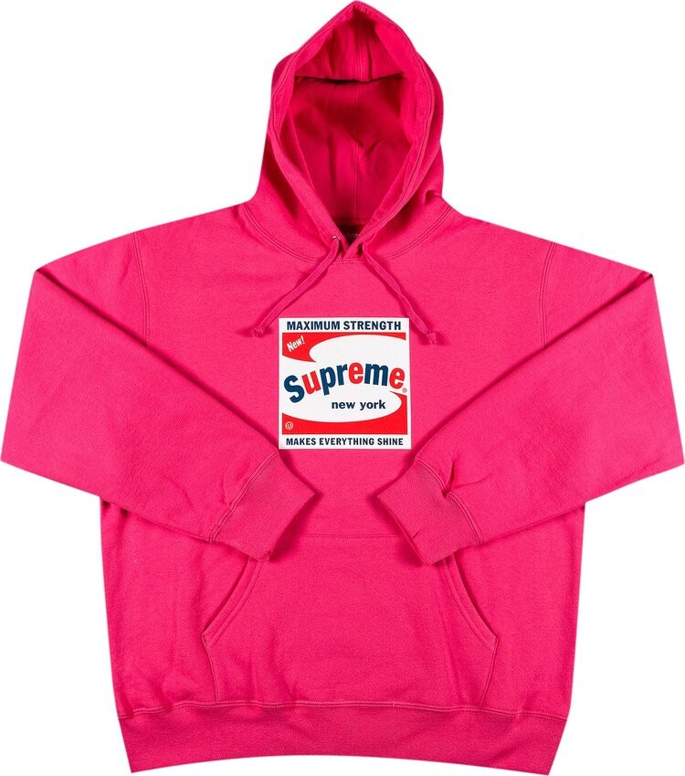 

Толстовка Supreme Shine Hooded Sweatshirt 'Magenta', розовый