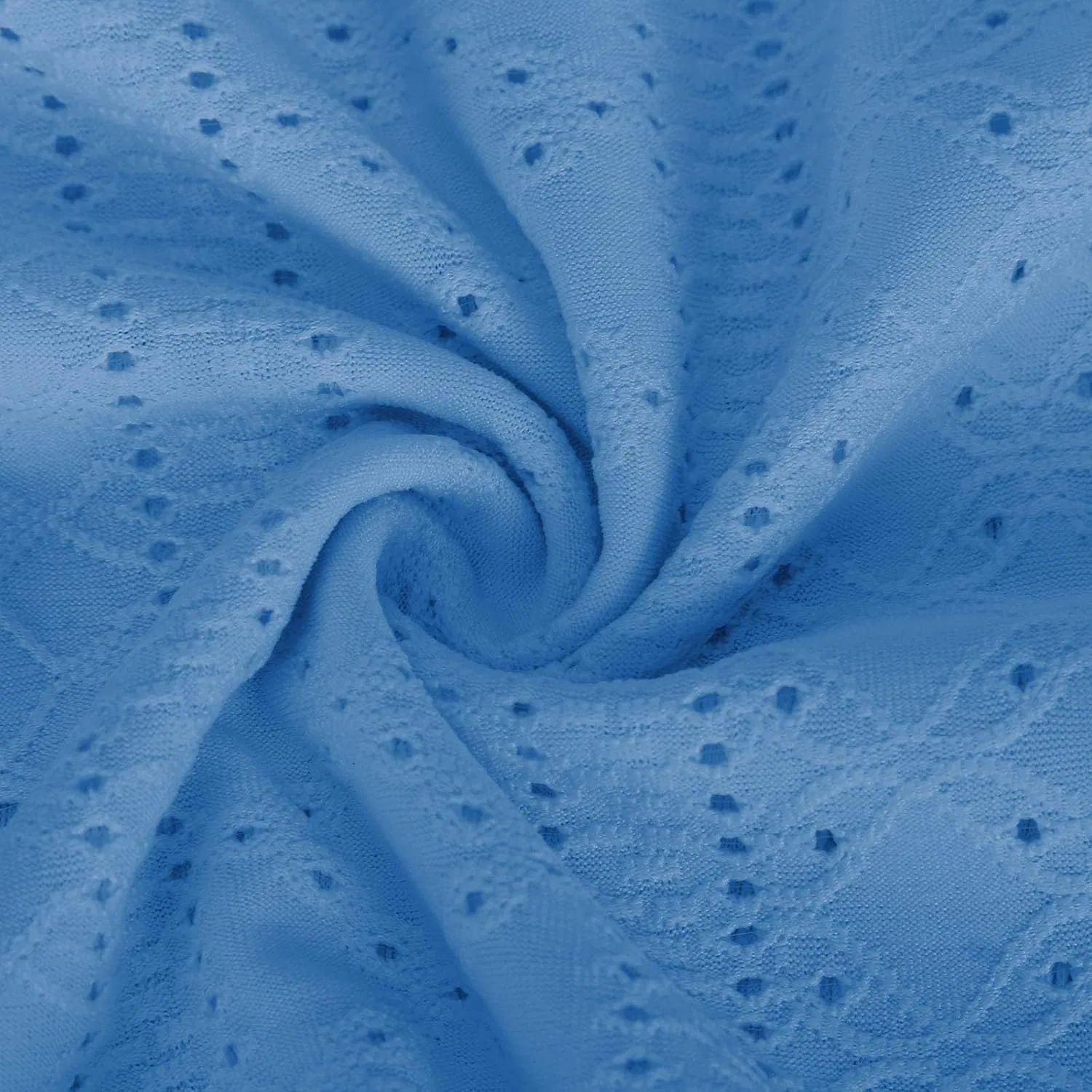 Женское летнее платье макси с принтом Henley Neck, Blue — фото 3