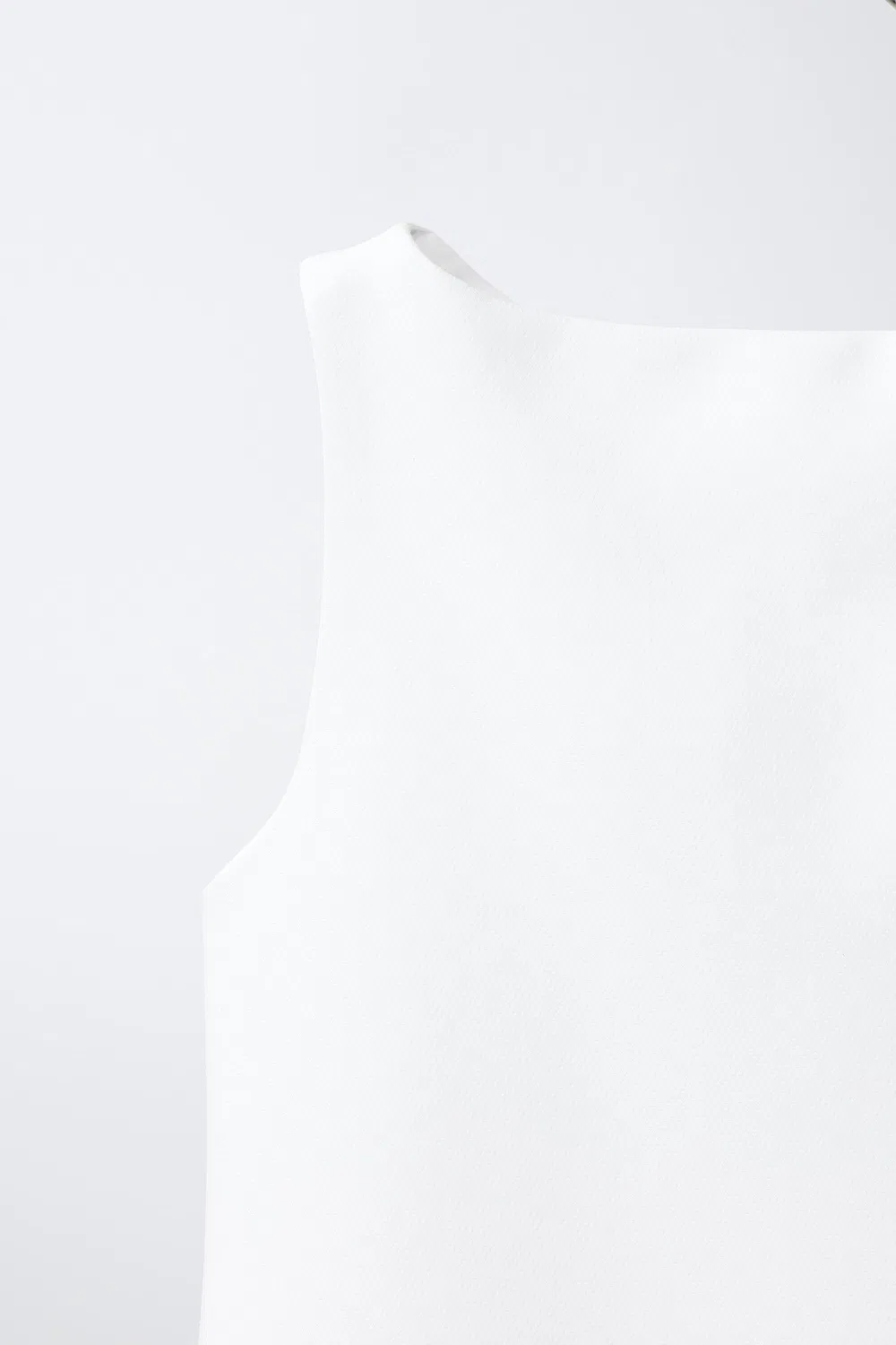 ПЛАТЬЕ ИЗ КОМБИНИРОВАННОЙ ОРГАНЗЫ ZARA, White — фото 3