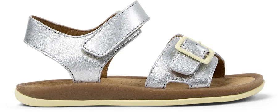 Сандалии CAMPER 'Bicho Kids' серебристого цвета — фото 2