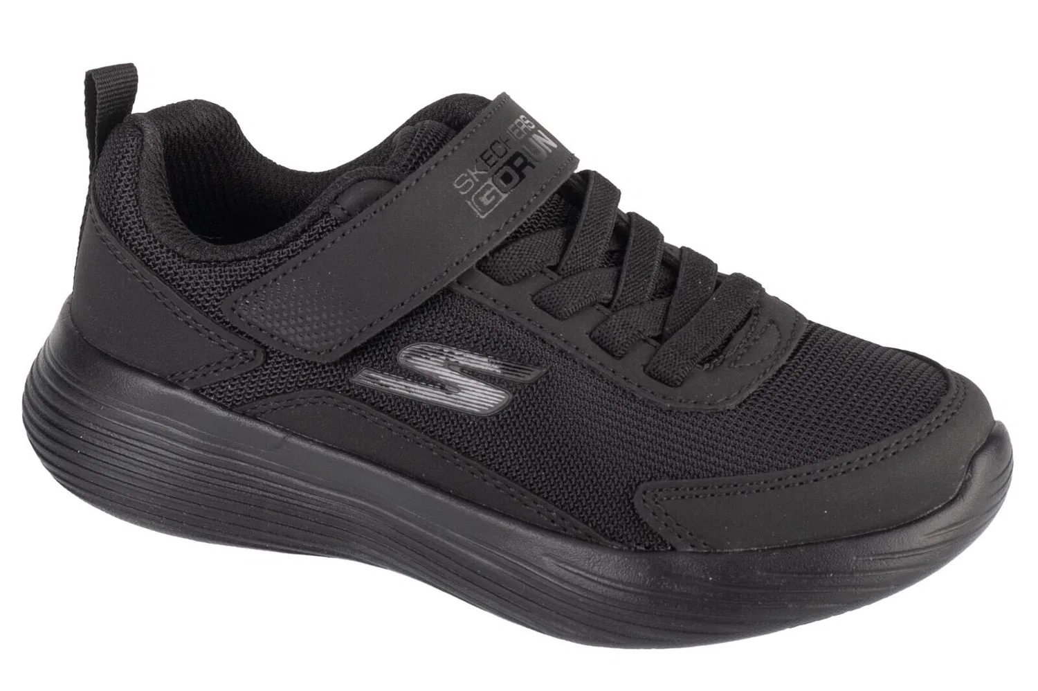Детские кроссовки для мальчиков с шнуровкой и липучкой Go Run 400 V2 - Strarvo Skechers, Schwarz